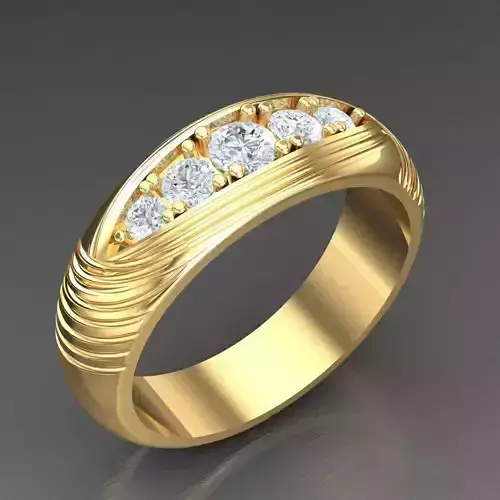 Top Trending Men Ring Designs 4MR045 3D print model