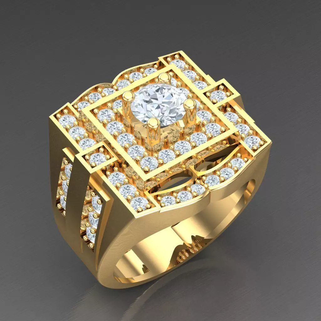 Top Trending Men Ring Designs 4MR044 3D print model