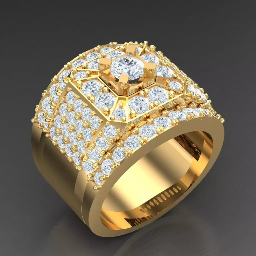 Top Trending Men Ring Designs 4MR034 3D print model
