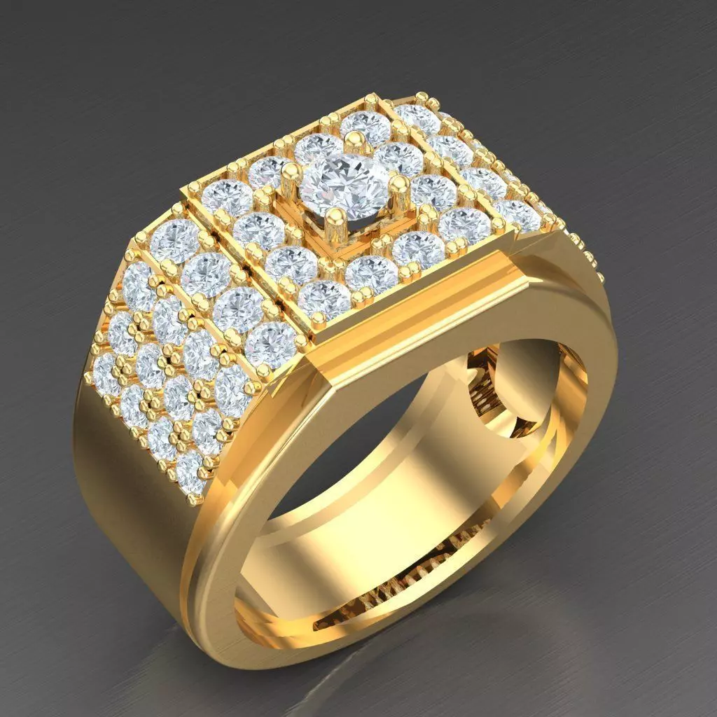 Top Trending Men Ring Designs 4MR033 3D print model