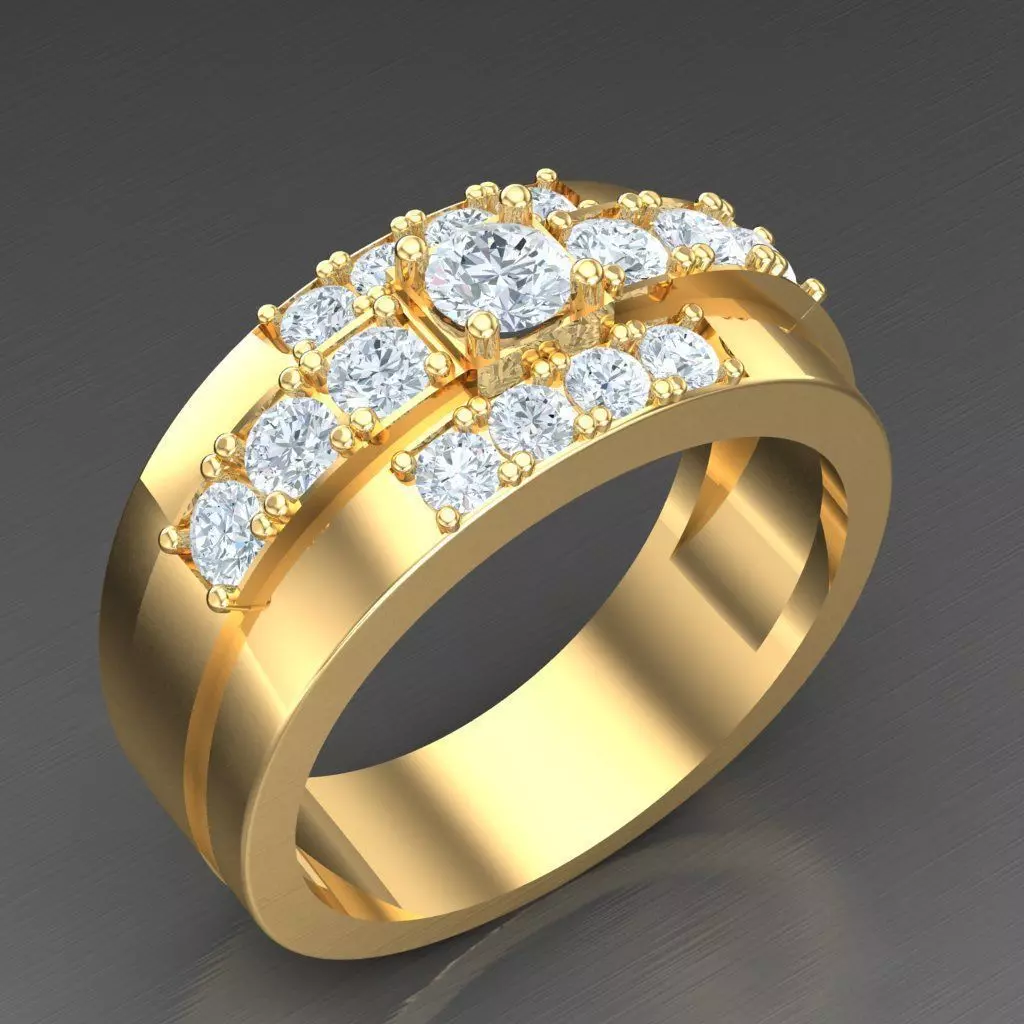 Top Trending Men Ring Designs 4MR030 3D print model