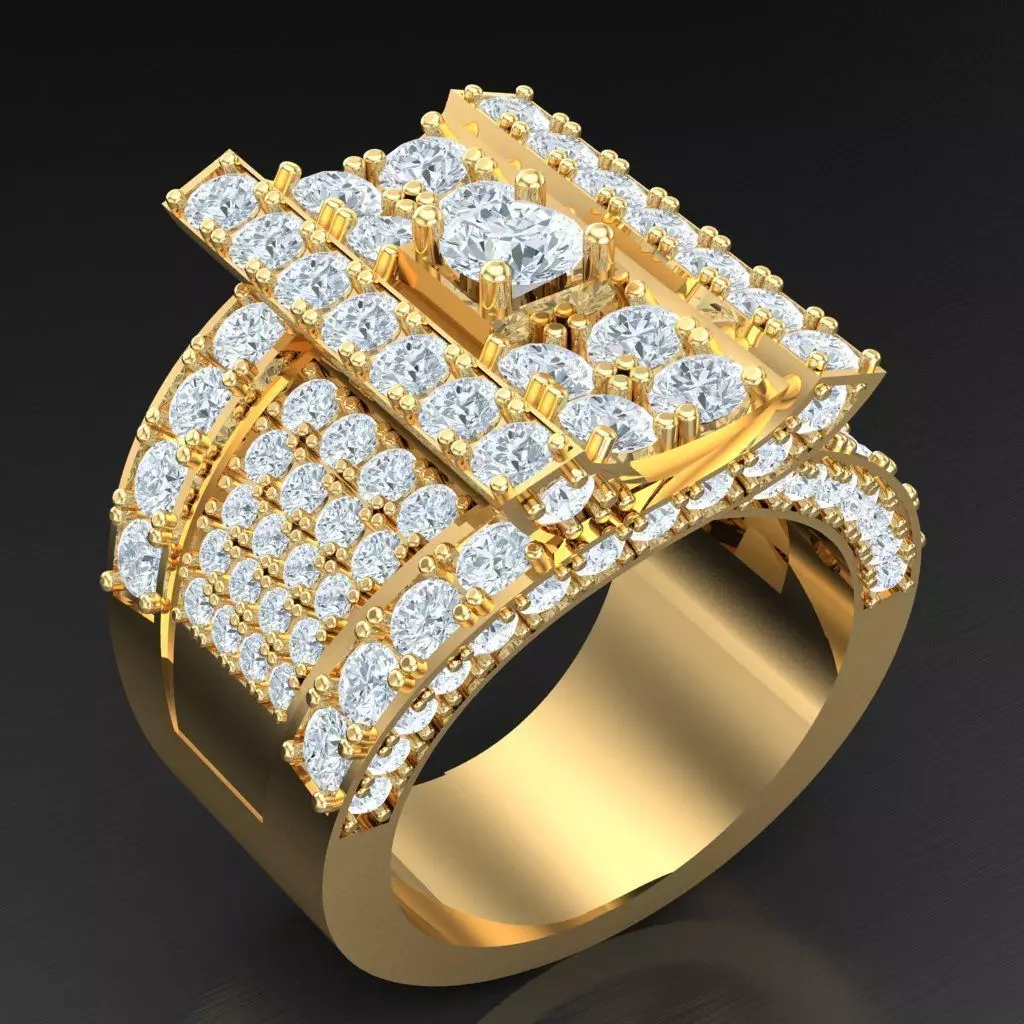 Top Trending Men Ring Designs 4MR028 3D print model