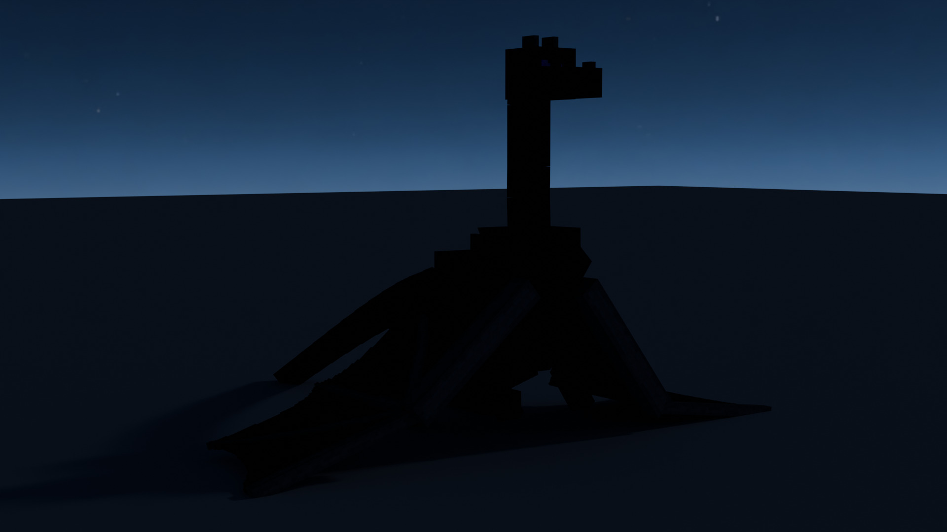 Ender Dragon Minecraft Style Low Poly Rigged Game Ready Low-poly 3D model_5