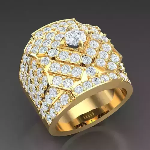 Top Trending Men Ring Designs 4MR024 3D print model