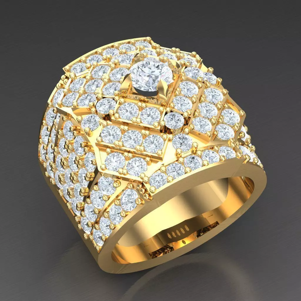 Top Trending Men Ring Designs 4MR024 3D print model