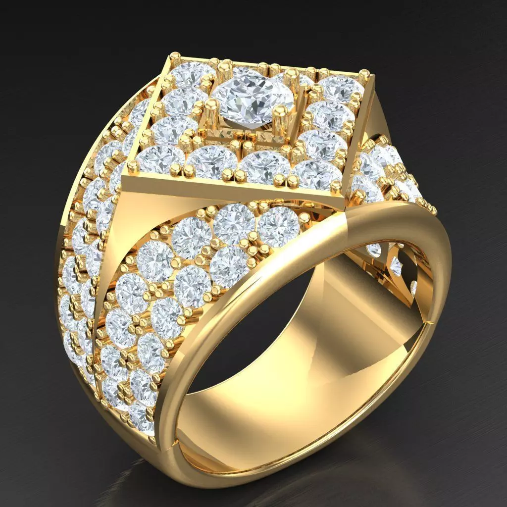 Top Trending Men Ring Designs 4MR022 3D print model