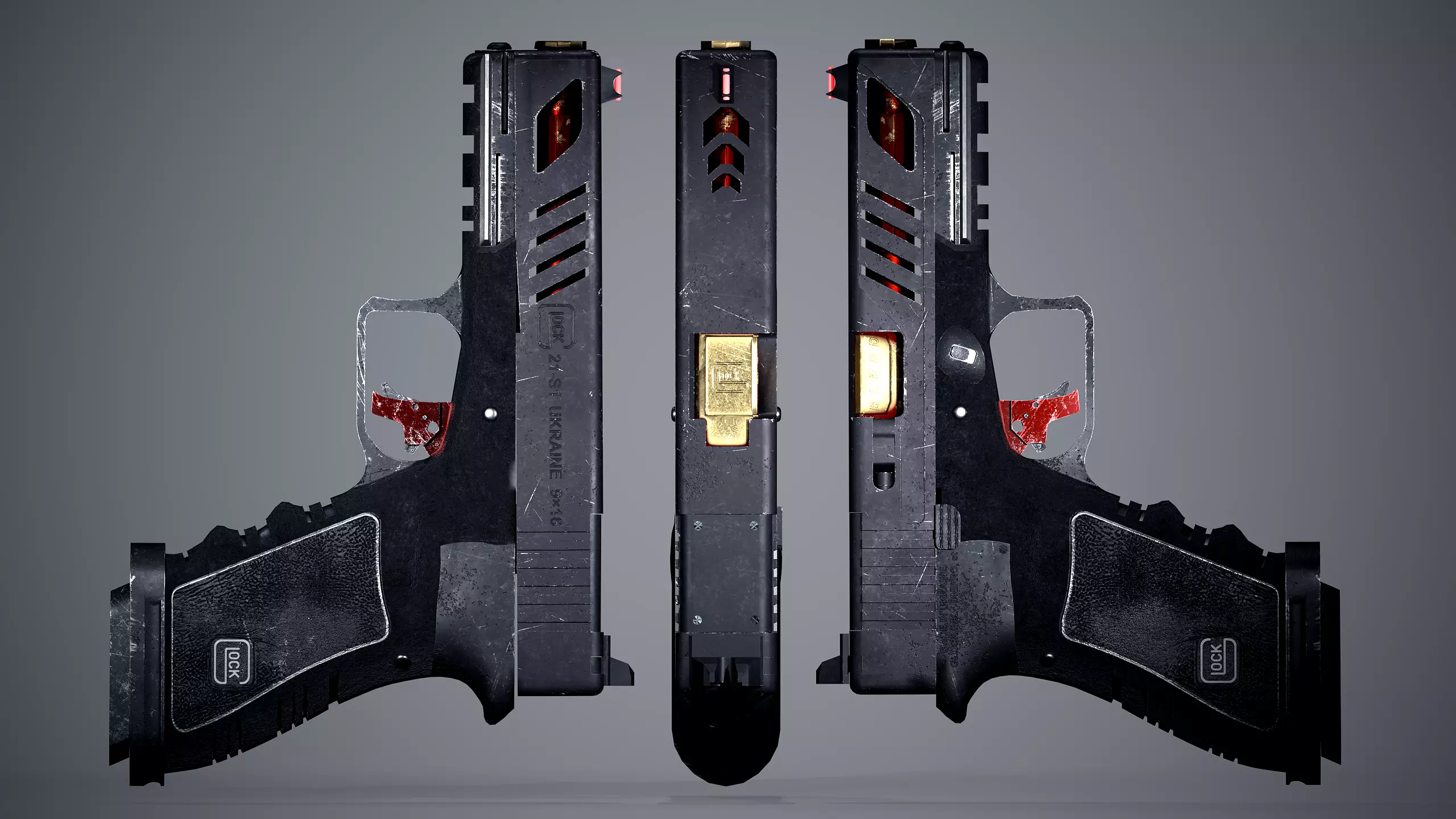 GLOCK 21-S1 Free 3D model