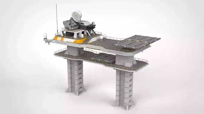 radar platform 2 3D model