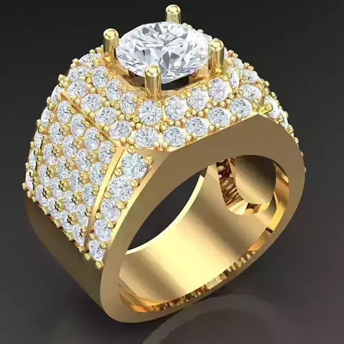 Top Trending Men Ring Designs 4MR020 3D print model