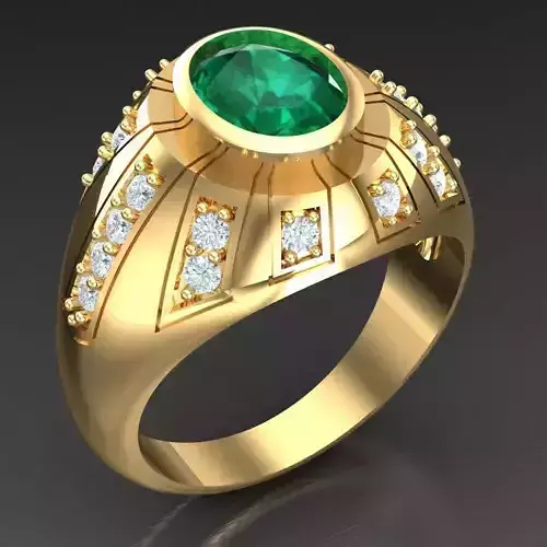 Top Trending Men Ring Designs 4MR018 3D print model