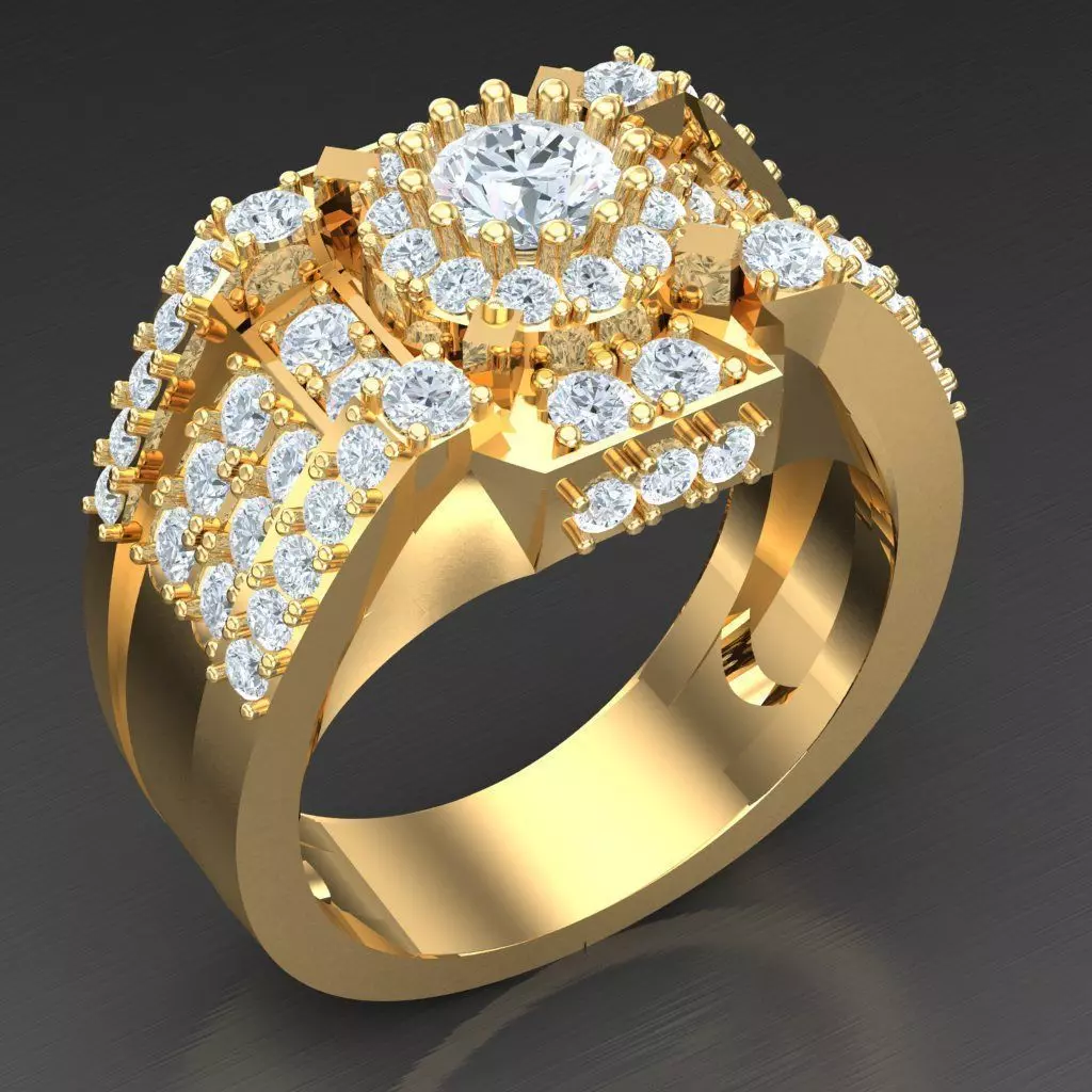 Top Trending Men Ring Designs 4MR017 3D print model