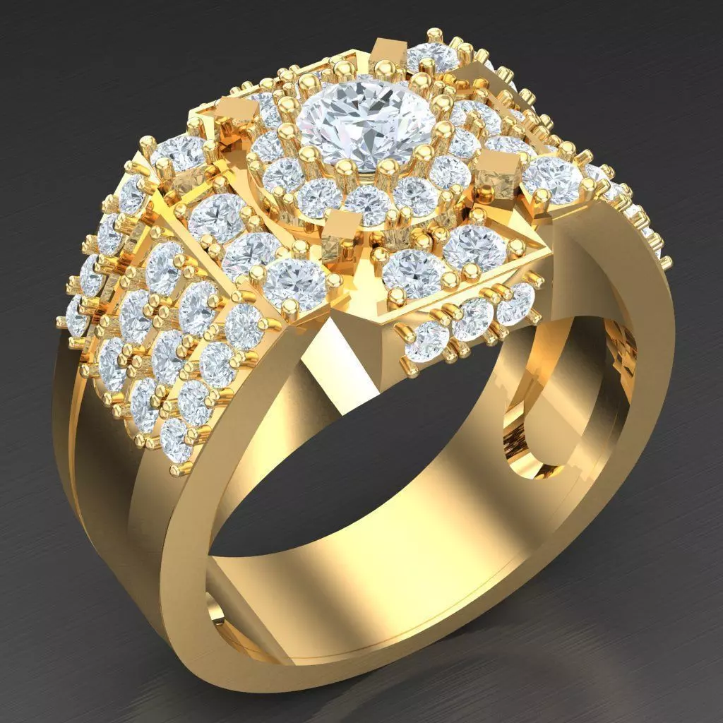 Top Trending Men Ring Designs 4MR016 3D print model