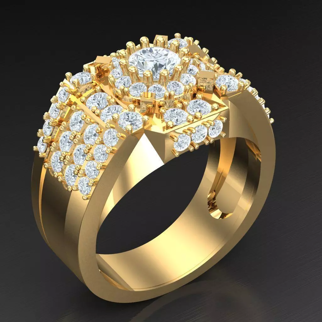 Top Trending Men Ring Designs 4MR015 3D print model