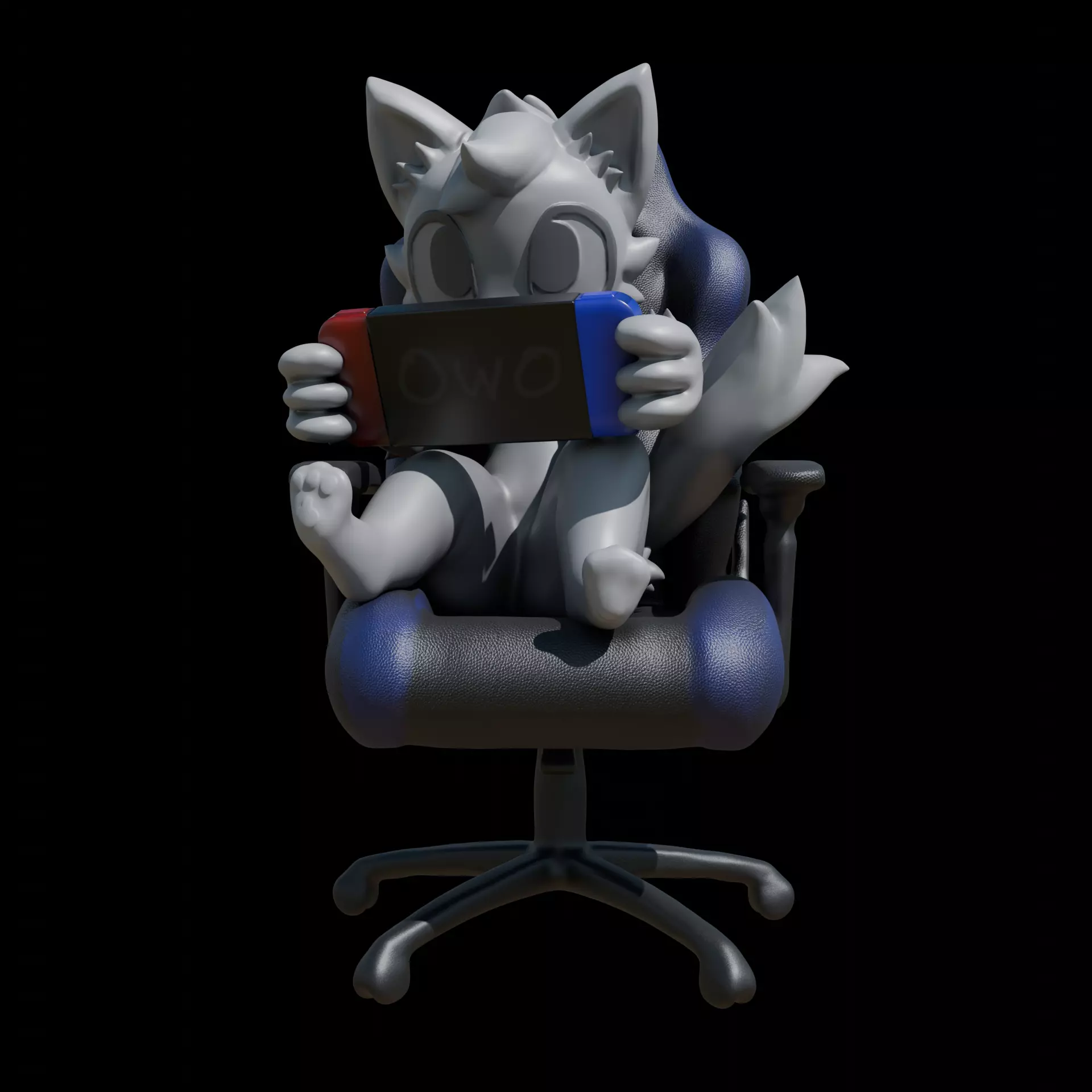 Boy Kisser Furry 3D print model_0