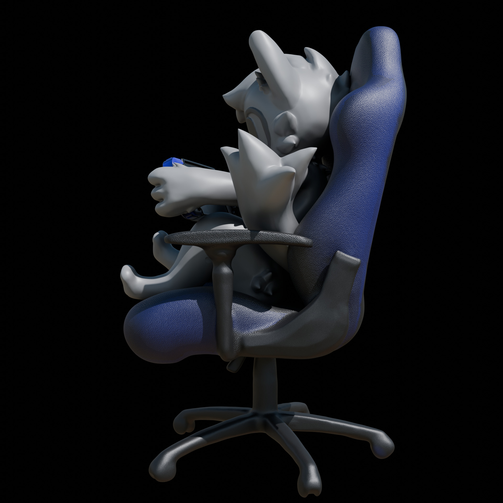 Boy Kisser Furry 3D print model_4