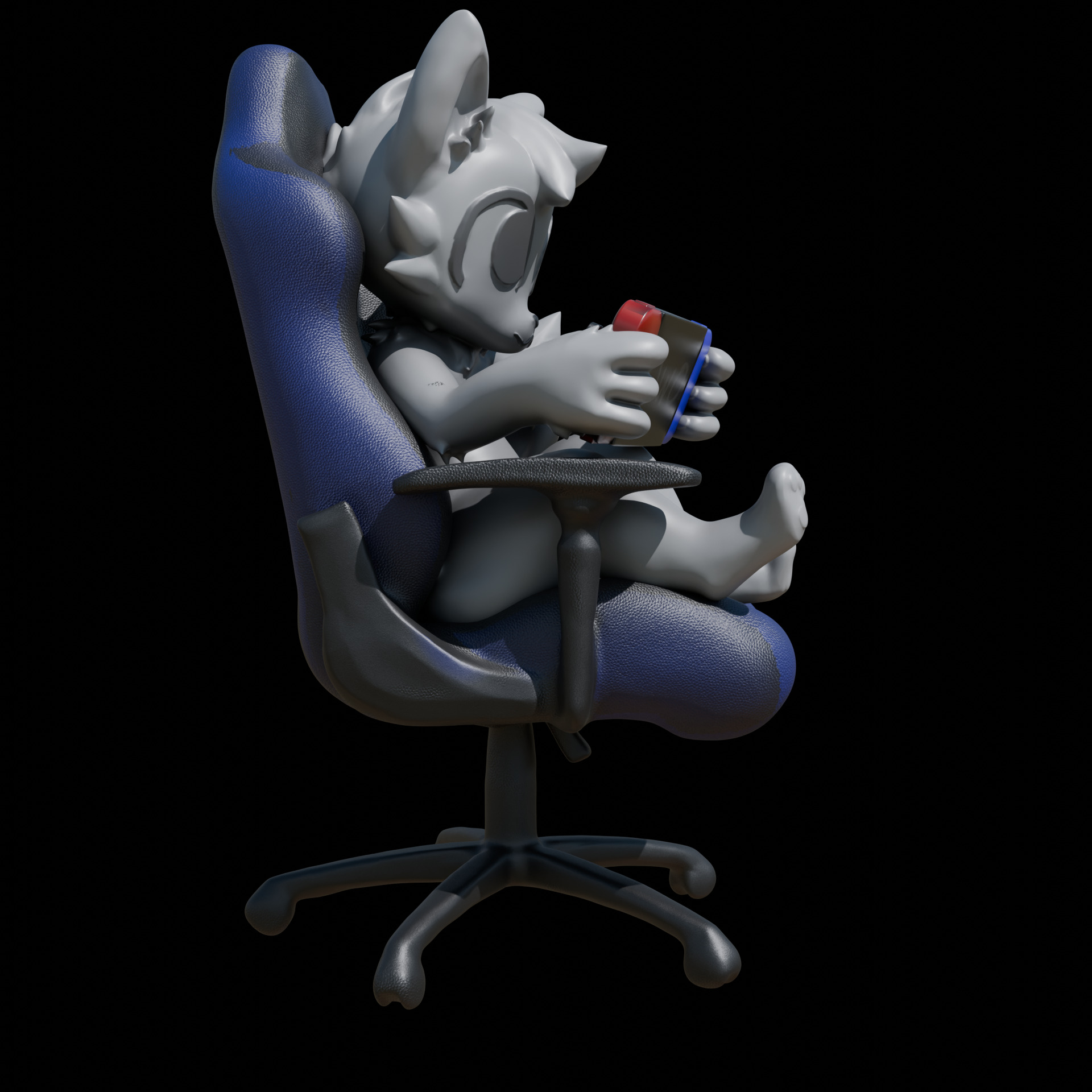 Boy Kisser Furry 3D print model_2