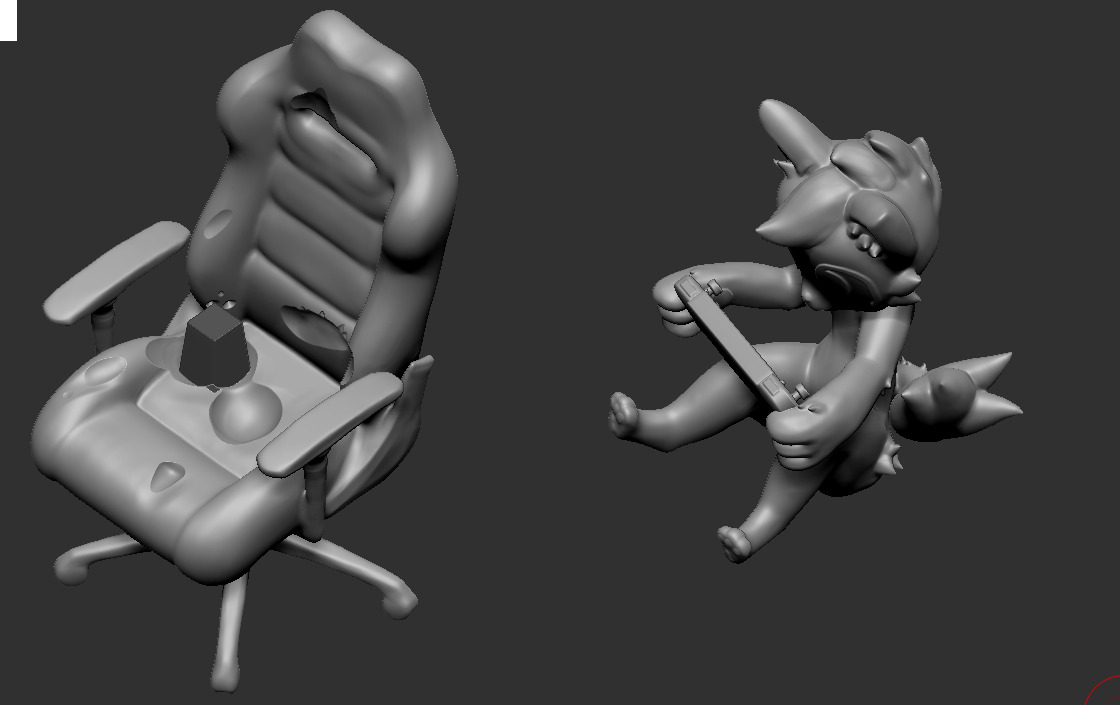 Boy Kisser Furry 3D print model_8