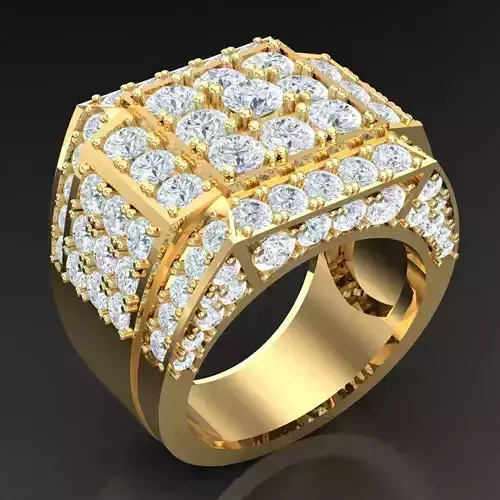 Top Trending Men Ring Designs 4MR014 3D print model