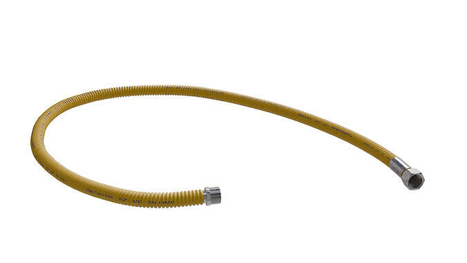 Flexible gas hose 3D model