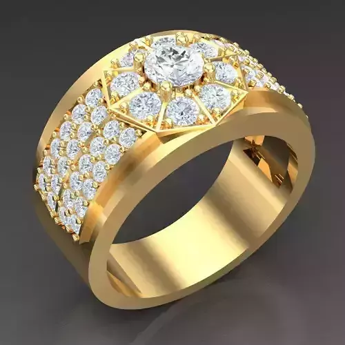 Top Trending Men Ring Designs 4MR012 3D print model