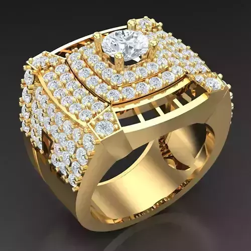 Top Trending Men Ring Designs 4MR010 3D print model