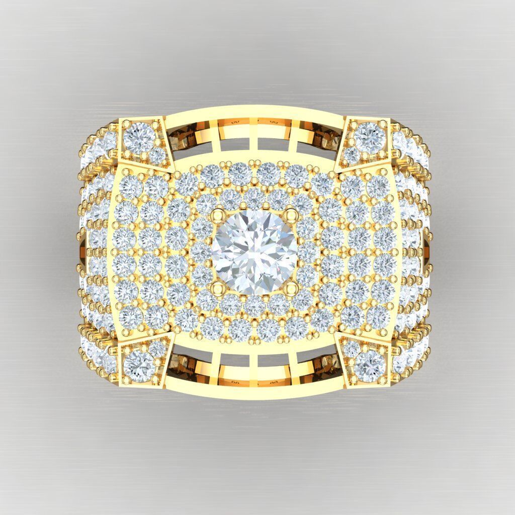 Top Trending Men Ring Designs 4MR010 3D print model_9