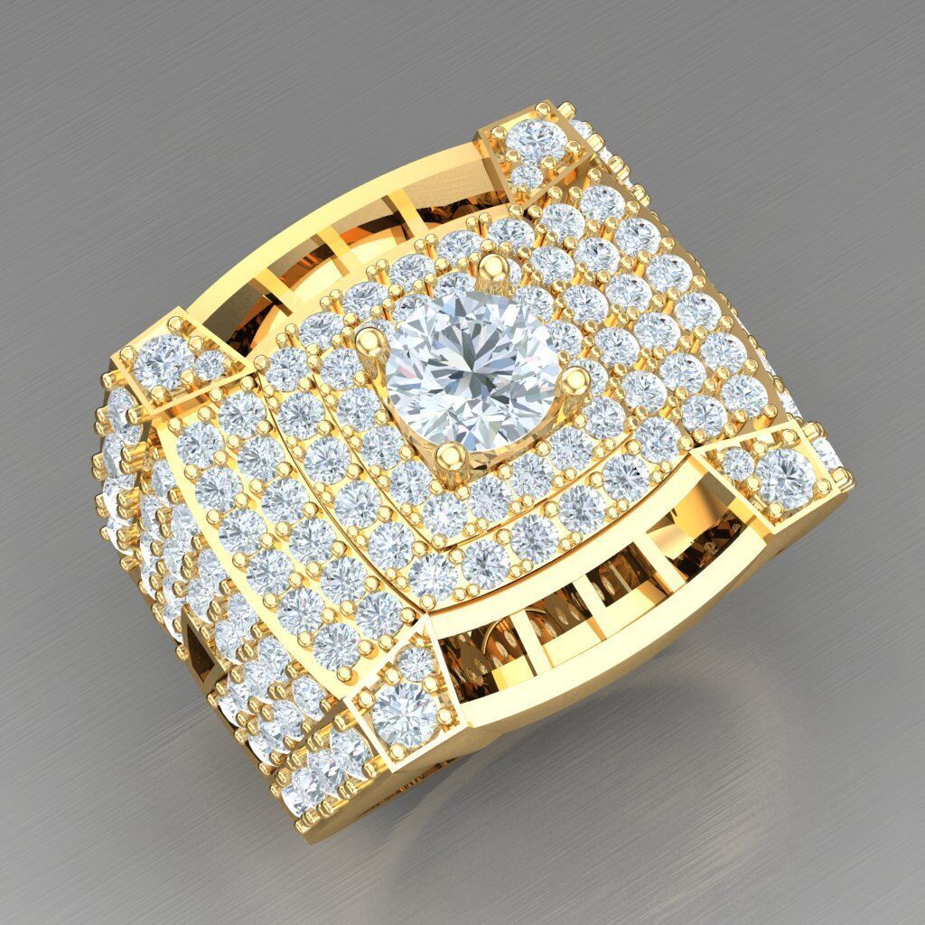 Top Trending Men Ring Designs 4MR010 3D print model_11