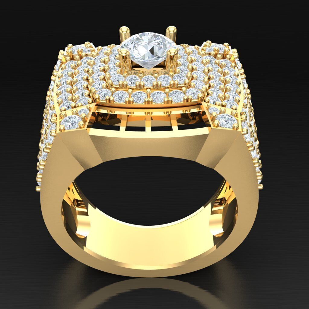 Top Trending Men Ring Designs 4MR010 3D print model_5