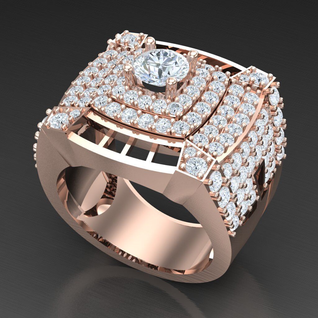 Top Trending Men Ring Designs 4MR010 3D print model_6