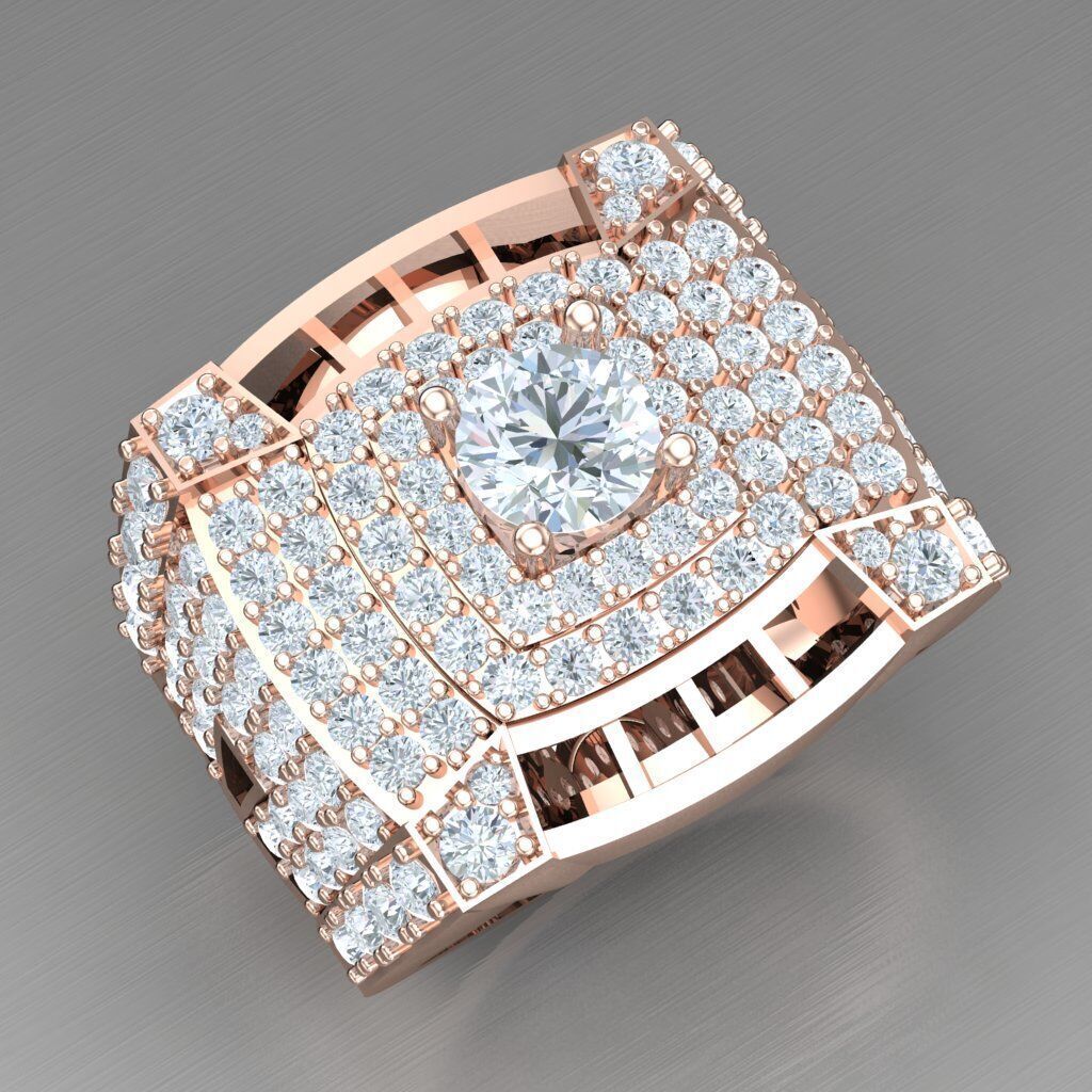 Top Trending Men Ring Designs 4MR010 3D print model_10