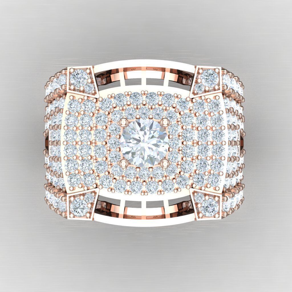 Top Trending Men Ring Designs 4MR010 3D print model_8