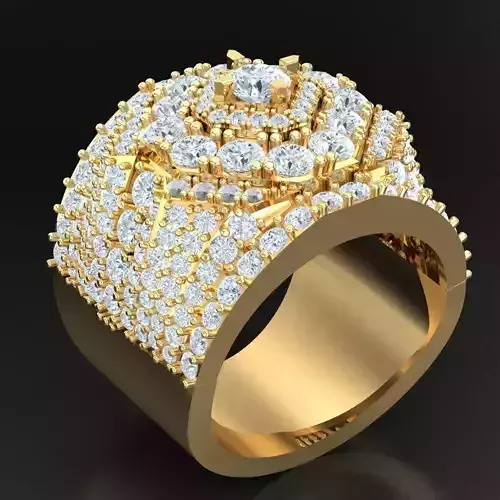 Top Trending Men Ring Designs 4MR006 3D print model