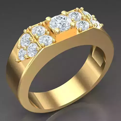 Top Trending Men Ring Designs 4MR004 3D print model
