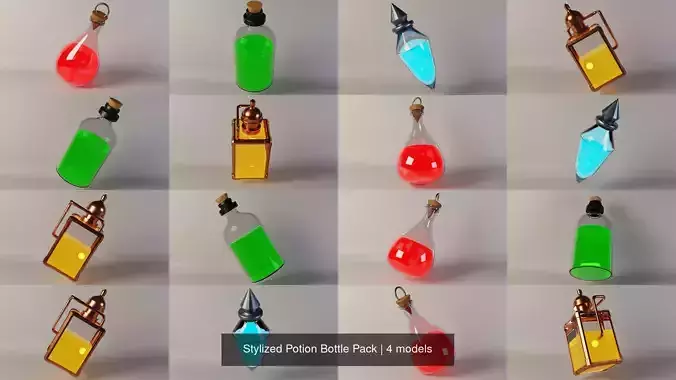 Stylized Potion Bottle Pack