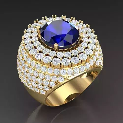 Top Trending Men Ring Designs 4MR002 3D print model