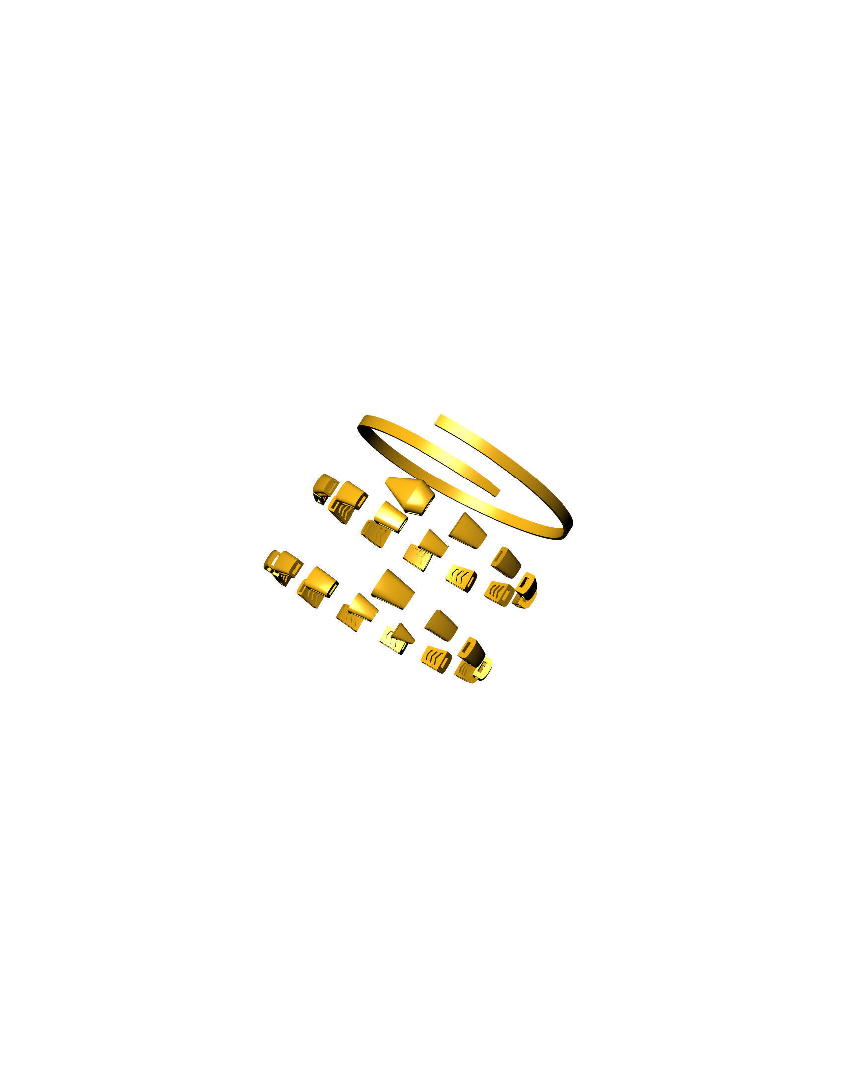 BVLGARI SERPENTI VIPER BRACELET 3D print model_8