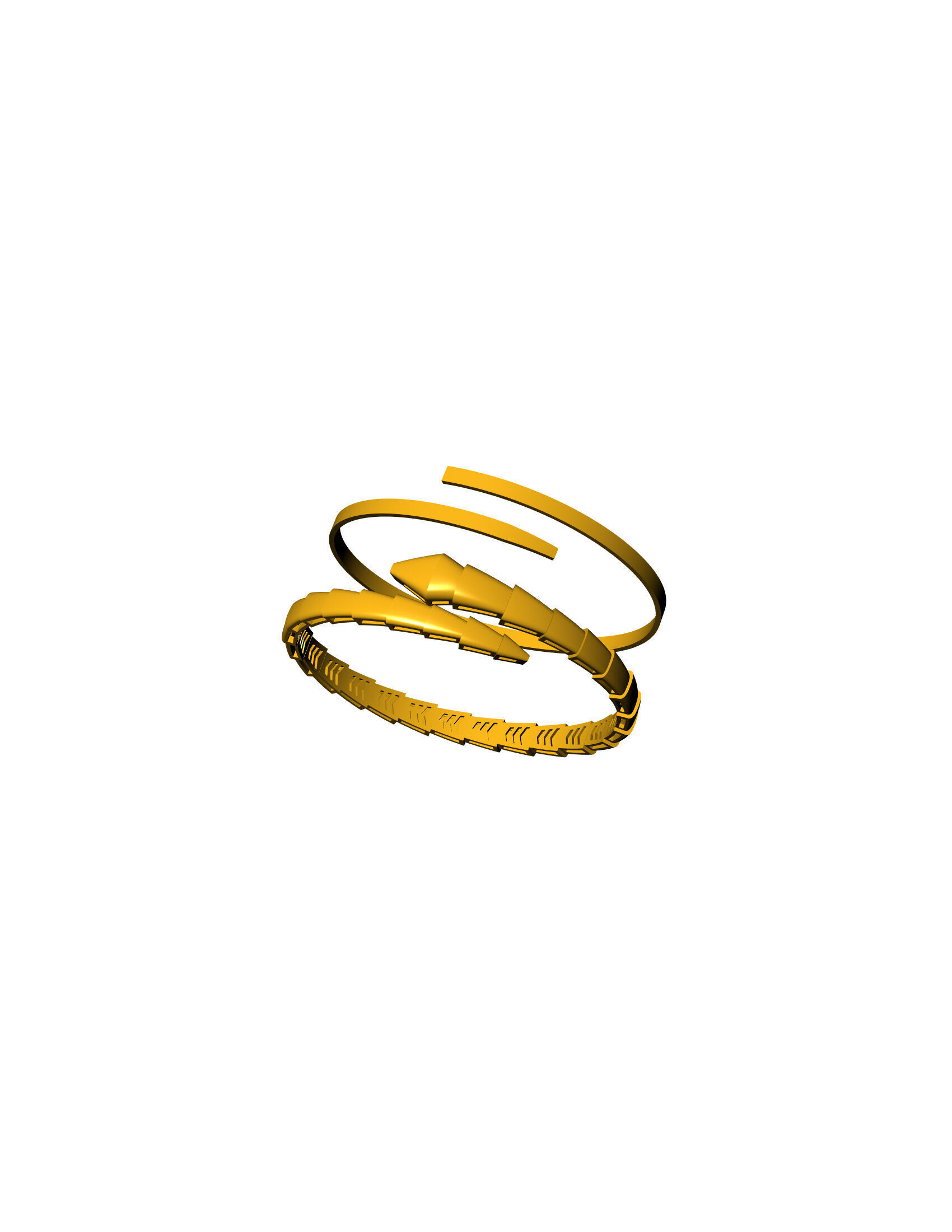 BVLGARI SERPENTI VIPER BRACELET 3D print model_7
