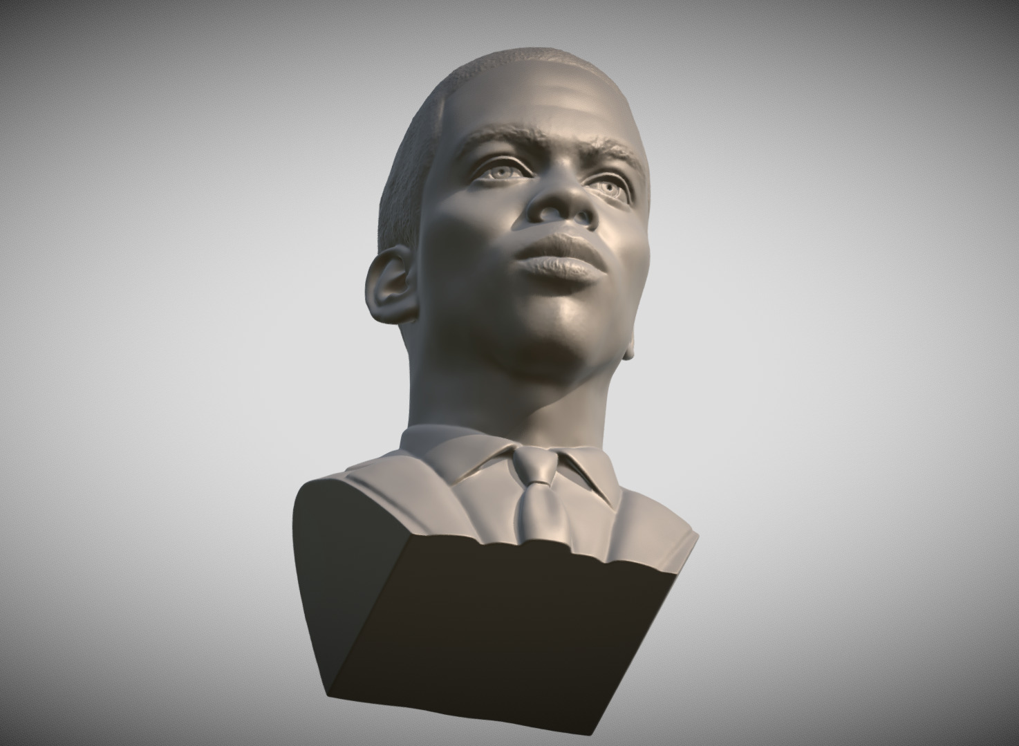 Chris Rock bust 3D print model_13