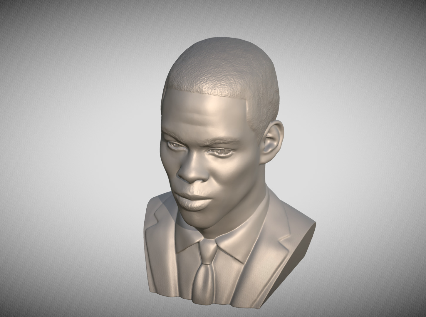 Chris Rock bust 3D print model_11