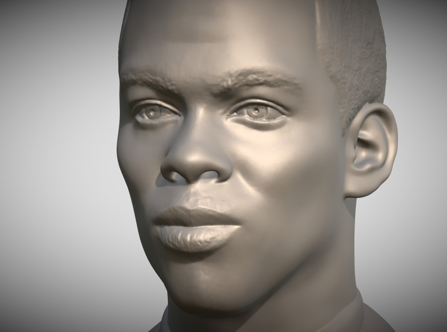Chris Rock bust 3D print model_10