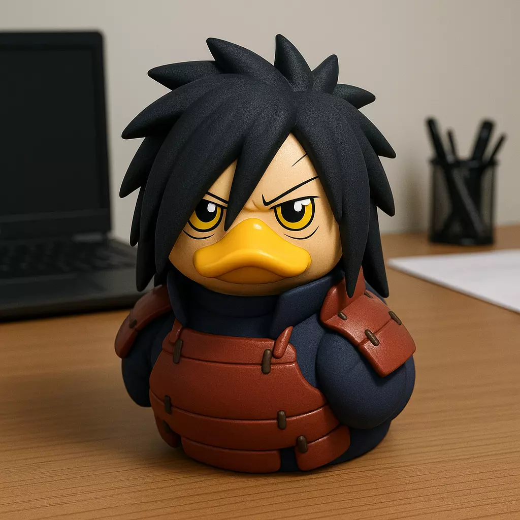 Rubber Duck - Madara Uchiha Naruto- 3d print 3D print model_0