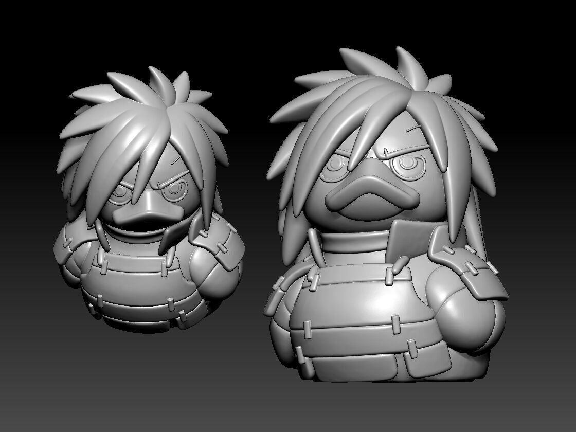 Rubber Duck - Madara Uchiha Naruto- 3d print 3D print model_3