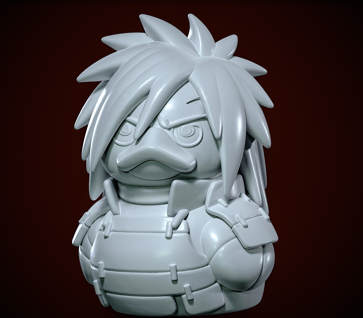 Rubber Duck - Madara Uchiha Naruto- 3d print 3D print model_1