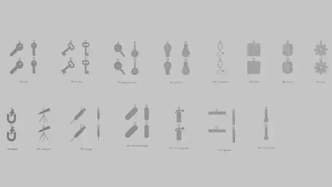 Tools Medical Scientific and Utility Tools Pendants