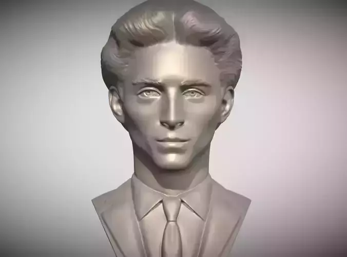 Timothee Chalamet bust for 3D printing