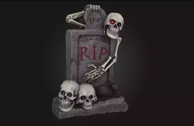 Graveyard Specter  Haunting Spirit of the Forgotten 3D model
