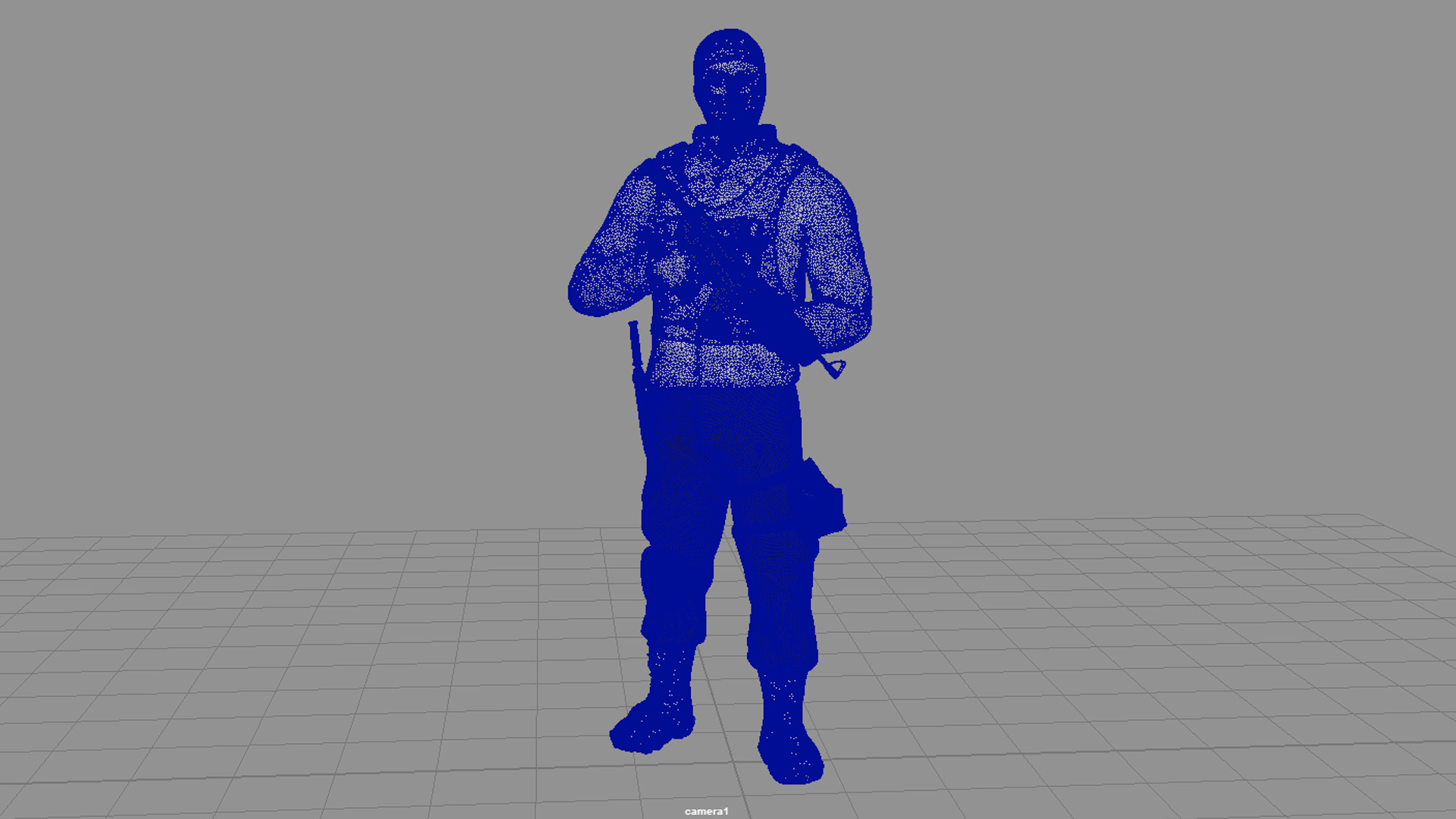 military soldier infantry BOPE 3D print model_5