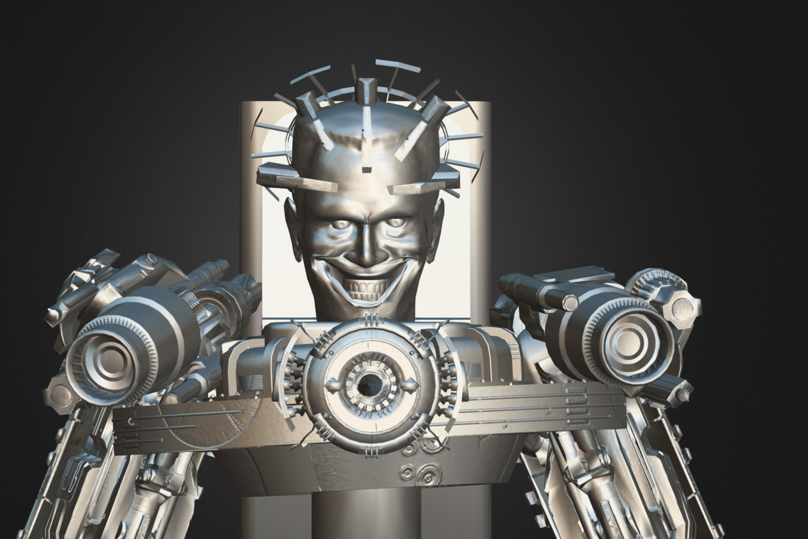 Astro Gman Low-poly 3D model_8