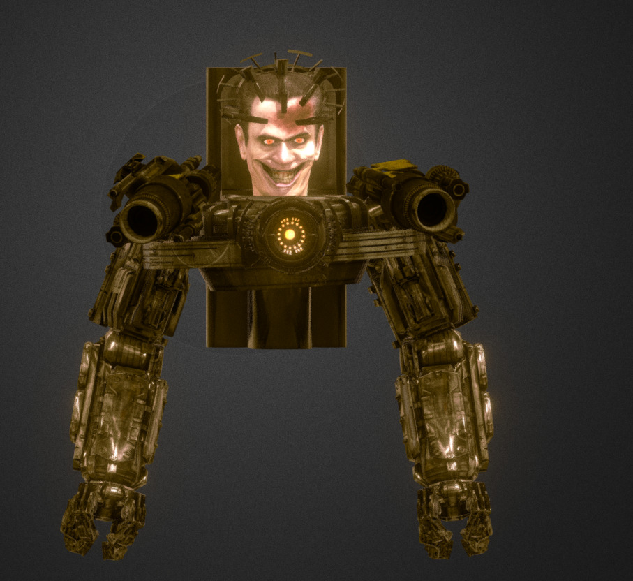 Astro Gman Low-poly 3D model_1