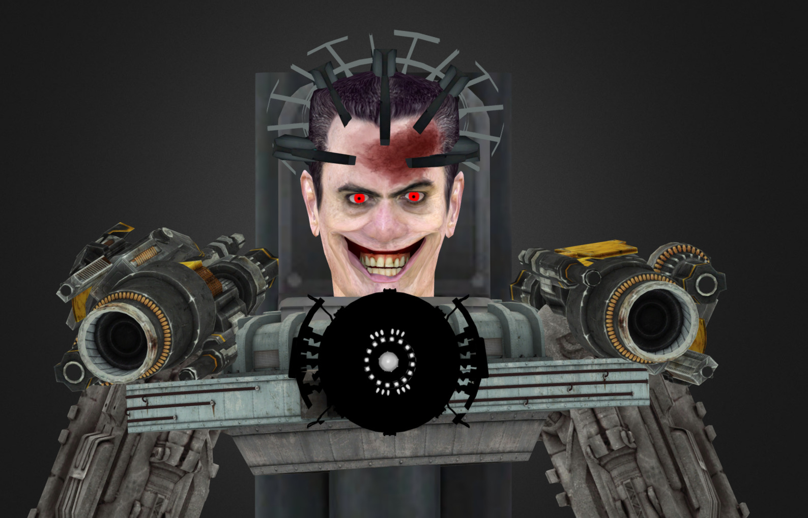 Astro Gman Low-poly 3D model_7